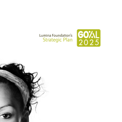 Strategic Plan - Lumina Foundation