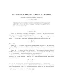 Factorizations of birational extensions of local rings