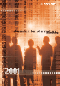 Information for shareholders