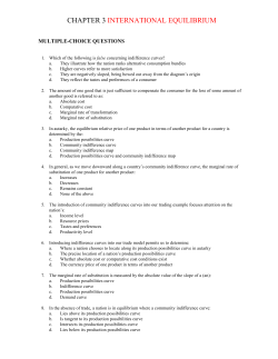 CHAPTER 3 INTERNATIONAL EQUILIBRIUM MULTIPLE