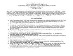 (mailing)/ 1 Main Road North (physical) Hampden, ME 04444 207