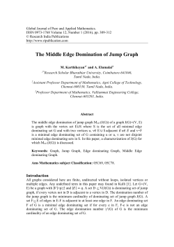 The Middle Edge Domination of Jump Graph