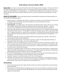 Each week, the coaches will be able to work with the players before