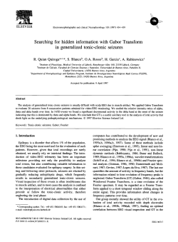 Searching for hidden information with Gabor