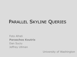 Parallel Evaluation of Conjunctive Queries