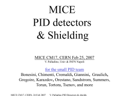MICE CM17, CERN Feb 25, 2007
