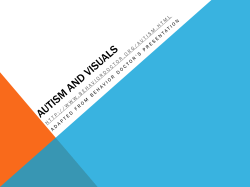 Autism and Visuals
