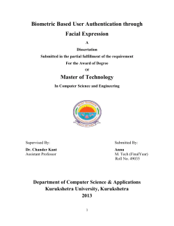 M.Tech. Thesis Format