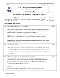 Date: 14-08-2012 - PESIT South Campus