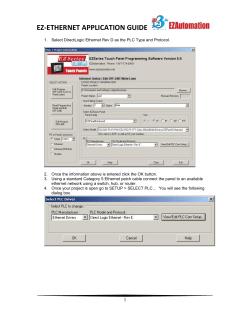 EZ Ethernet and EtherPlus Setup