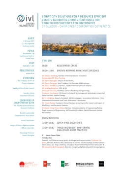 smart city solutions for a resource efficient society