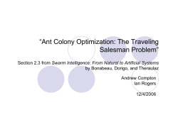 Ant Colony Optimization: The Traveling Salesman - Rose