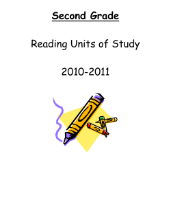 Grade 2 Reading Units of Study
