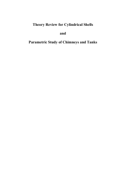 Theory Review for Cylindrical Shells and Parametric Study of