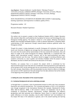 Understanding learning experiences and trajectories to enhance