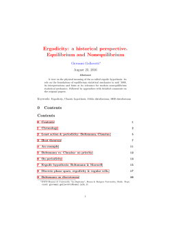 Ergodicity: a historical perspective. Equilibrium and Nonequilibrium
