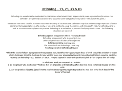 Defending - Cambridgeshire FA