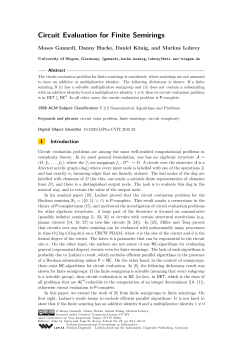 Circuit Evaluation for Finite Semirings