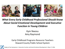 RA5 Symposium May 2016 Social Foundations