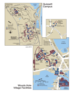 Quissett Campus Woods Hole Village Facilities