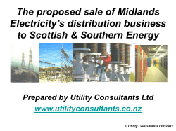 The sale of Midlands Electricity`s distribution