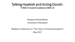 FOMC Forward Guidance 2009-14