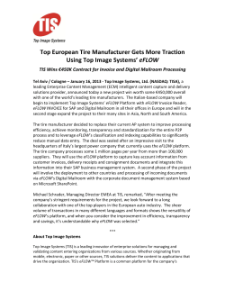 Leading Renewable Energy Firm Chooses TIS eFLOW&reg; Automated