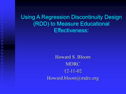 PPT - Society for Research on Educational Effectiveness