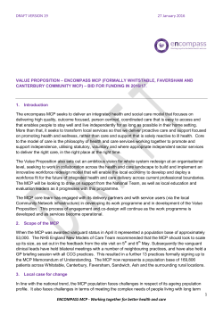 DRAFT VERSION 19 27 January 2016 1 ENCOMPASS MCP