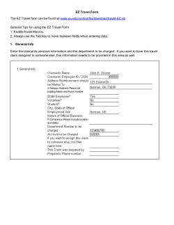 EZ Travel Form