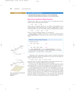 Ch 12.1 Vector-Valued Functions
