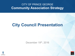 Community Association Strategy