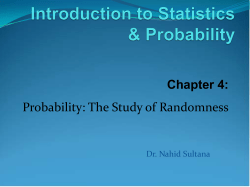 probability model