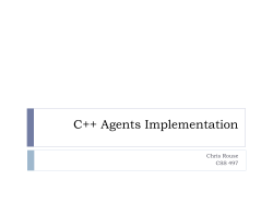 C++ Agents Implementation