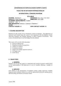 universidad de especialidades esp&iacute;ritu santo