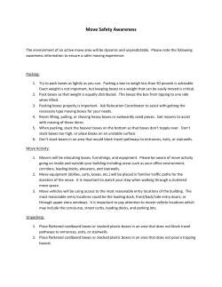 Move Safety Awareness