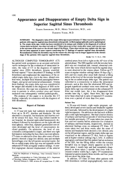 Appearance and Disappearance of Empty Delta