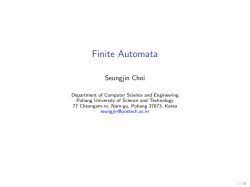 Finite Automata