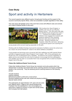 Case-Study-Sports-2015 - Hertsmere Borough Council