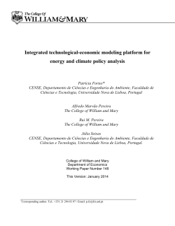 Integrated technological-economic modeling platform for energy and