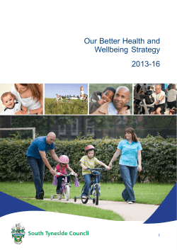 Our Better Health and Wellbeing Strategy 2013-16