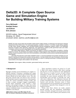 Delta3D: A Complete Open Source Game and Simulation Engine for