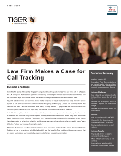 Law Firm Makes a Case for Call Tracking