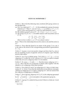 MATH 332: HOMEWORK 2 Problem 1. Show that the following rules