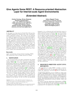 A Resource-oriented Abstraction Layer for Internet