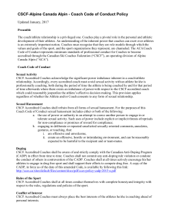 CSCF Code of Conduct