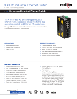 308FX2 Industrial Ethernet Switch