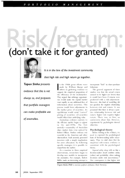 don`t take it for granted