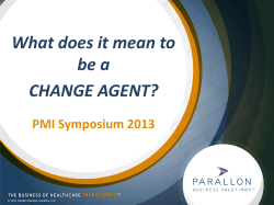 Becoming a Change Agent