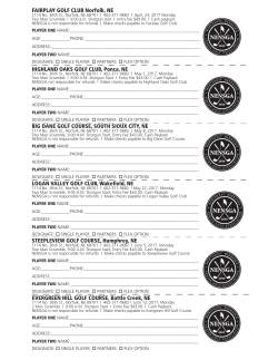 HIGHLAND OAKS GOLF CLUB, Ponca, NE